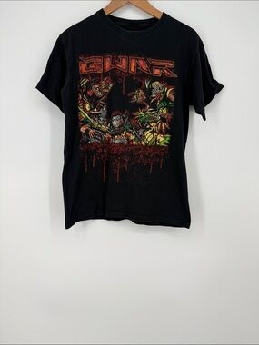 GWAR Black Graphic Concert Tee - 2011 Tour, Heavy Metal, Band Tee
